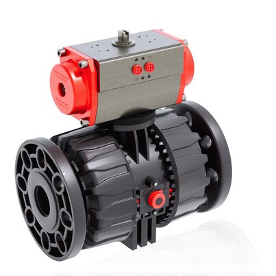 VKDOV - VKDOAV /CP NC - Valvola a sfera a 2 vie DUAL BLOCK® a comando pneumatico DN 65:100