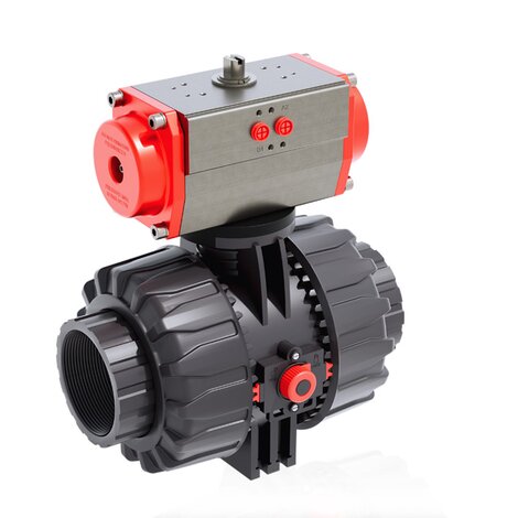 VKDGV/CP DA - Pneumatically actuated ball valve DN 65:100