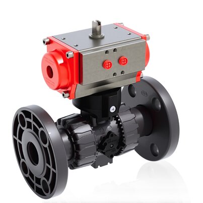 VKDOAV/CP NO - Valvola a sfera DUAL BLOCK® a comando pneumatico DN 10:50