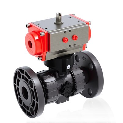 VKDOV/CP NC - Valvola a sfera DUAL BLOCK® a comando pneumatico DN 10:50