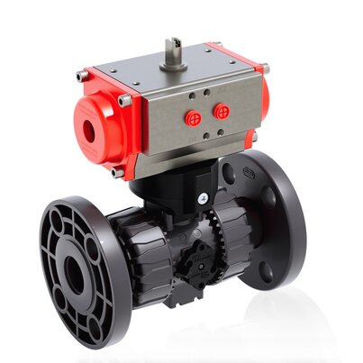 VKDOV/CP DA - Valvola a sfera DUAL BLOCK® a comando pneumatico DN 10:50