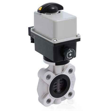 FKOV/CE 90-240V AC LUG ANSI - Valvola a farfalla a comando elettrico DN 65:100
