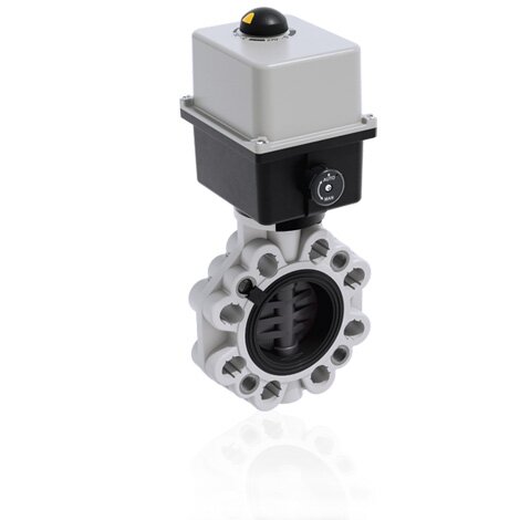 FKOV/CE 24V AC/DC LUG ISO-DIN - Valvola a farfalla a comando elettrico DN 65:100