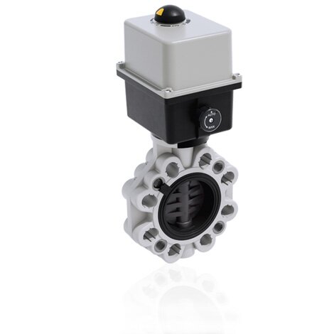 FKOV/CE 90-240V AC LUG ISO-DIN - Valvola a farfalla a comando elettrico DN 65:100