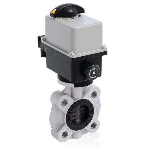 FKOV/CE 90-240V AC LUG ISO-DIN - Valvola a farfalla a comando elettrico DN 65:100