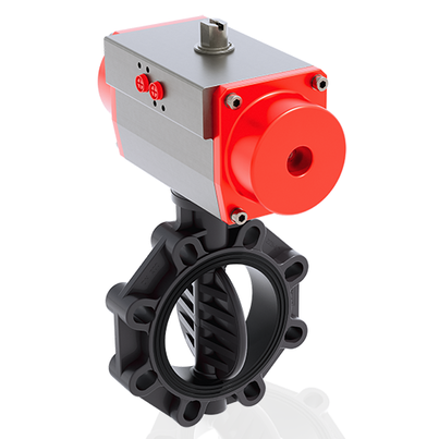 FEOV/CP NO - Pneumatically actuated butterfly valve DN 200