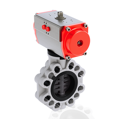 FKOV/CP NC - Pneumatically actuated butterfly valve DN 80:200