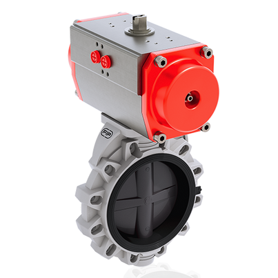 FKOV/CP DA - Pneumatically actuated butterfly valve DN 250:300