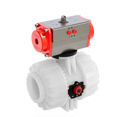 VKDIF/CP NC - Valvola a sfera a 2 vie DUAL BLOCK® a comando pneumatico DN 65:100