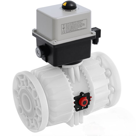 VKDOF - VKDOAF /CE 90-240 V AC - Electrically actuated ball valve DN 65:100
