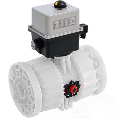 VKDOF - VKDOAF /CE 90-240 V AC - Valvola a sfera a 2 vie DUAL BLOCK® a comando elettrico DN 65:100