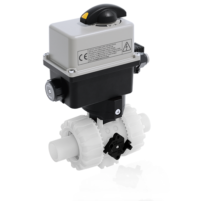 VKDDF/CE 24 V AC/DC - Valvola a sfera a 2 vie DUAL BLOCK® a comando elettrico DN 10:50