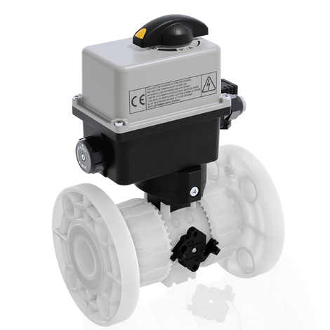 VKROF /CE 24 V AC DC 4 20 mA - Valvola di regolazione a sfera DN 10:50
