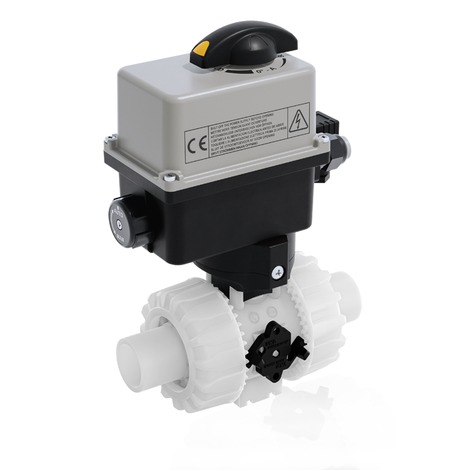 VKRDF/CE 24 V AC/DC 4-20 mA - Regulating ball valve DN 10:50