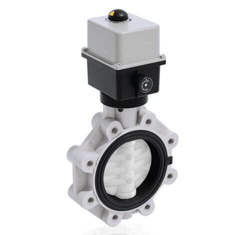 FKOF/CE 24V AC/DC LUG ISO-DIN - Valvola a farfalla a comando elettrico DN 125:200