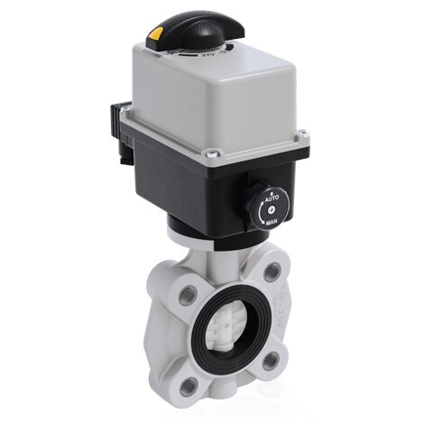FKOF/CE 90-240V AC LUG ISO-DIN - Valvola a farfalla a comando elettrico DN 65:100