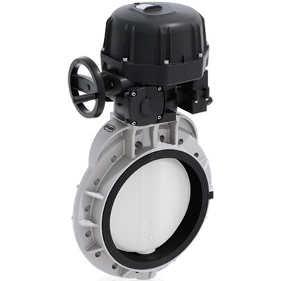 FKOF/CE 90-240V AC - Valvola a farfalla a comando elettrico DN 350:400