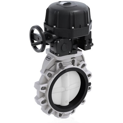 FKOF/CE 90-240V AC - Valvola a farfalla a comando elettrico DN 250:300