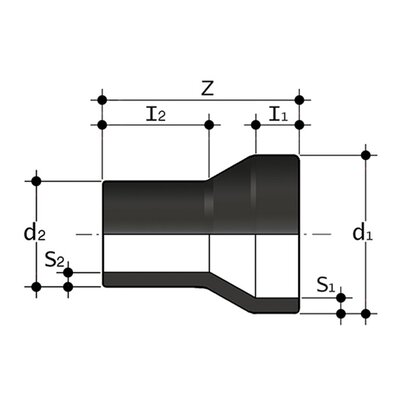 RDE SDR11 - Riduzione concentrica