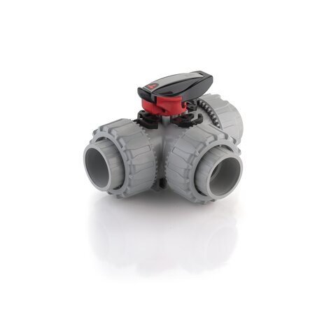 TKDIA - Valvola a sfera a tre vie Dual Block® DN 10:50