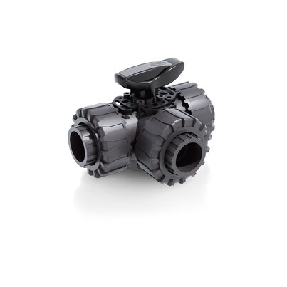 LKDIV - Valvola a sfera a 3 vie DUAL BLOCK® DN 10:50