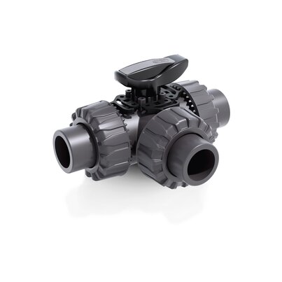 LKDAV - Valvola a sfera a 3 vie DUAL BLOCK® DN 10:50