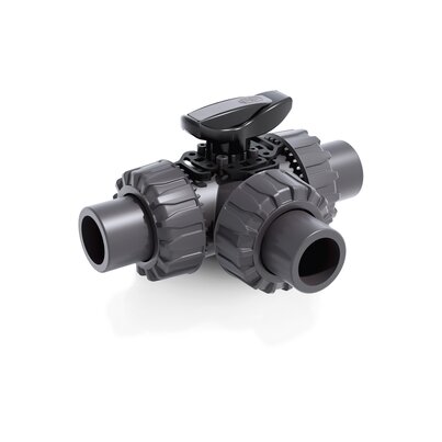 LKDJV - Valvola a sfera a 3 vie DUAL BLOCK® DN 10:50