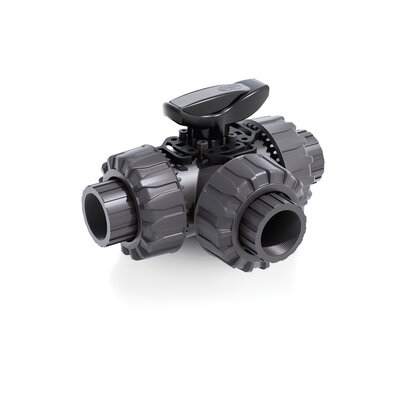 LKDNV - Valvola a sfera a 3 vie DUAL BLOCK® DN 10:50
