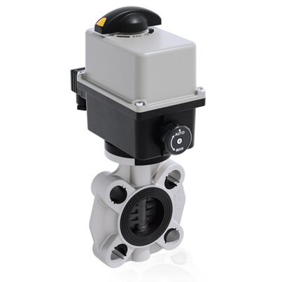 FKOV/CE 24V AC/DC - Electrically actuated butterfly valve DN 40:100