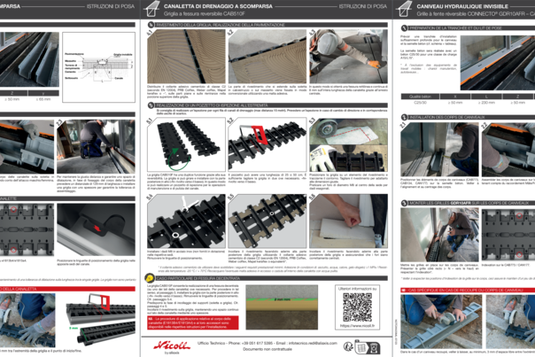 Griglia a fessura INVISIBILE