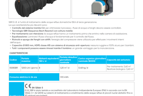 SISTEMA EQUALIZZATO ISEA SBR E.I.8