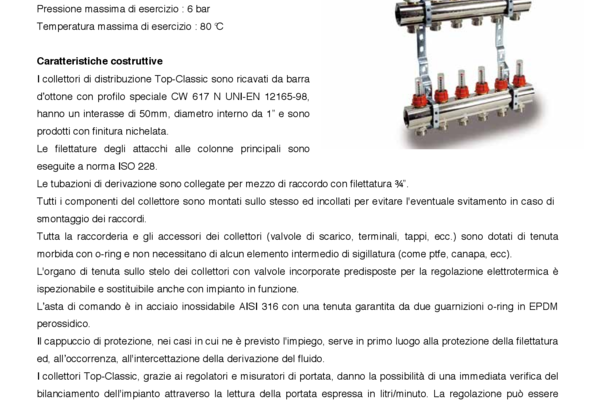 Collettore Top-Classic da 1"