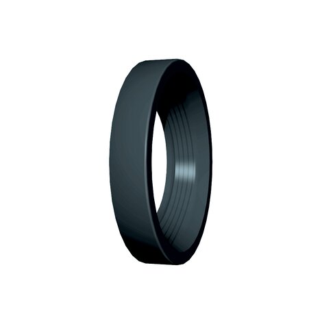 WC gasket with fixing ring