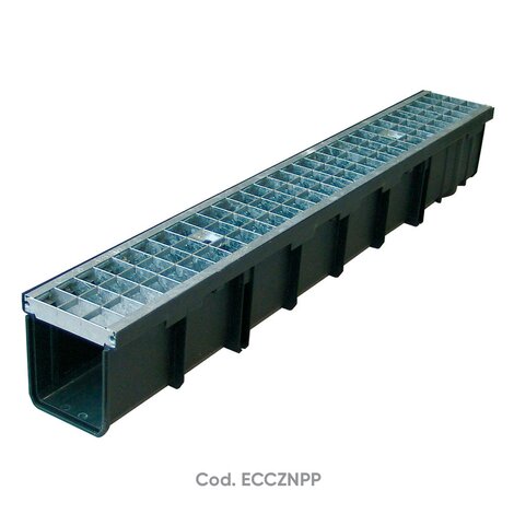 130x1000 PP Channel H130 with C section grill