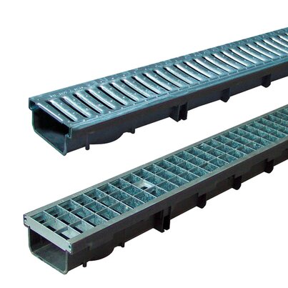 130x1000 PP Channel H52 with “T” section  grill