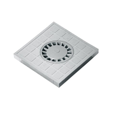 Cover pedestrian PVC with siphon