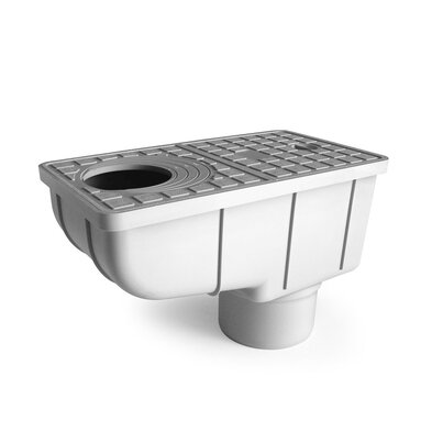 PP Untrapped rainwater gully with vertical outlet