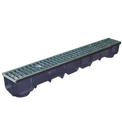 130x1000 PP Channel H90 with T section grill