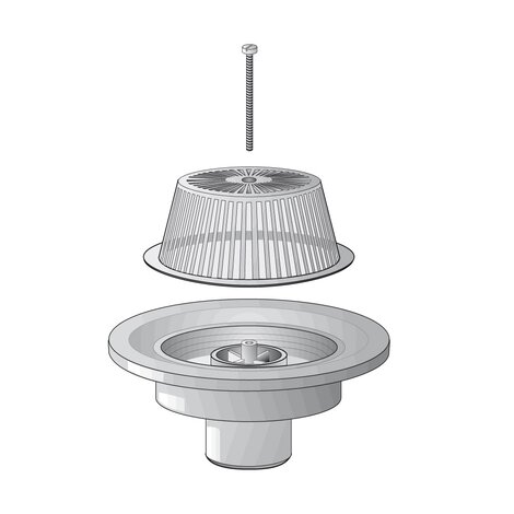 Chiusino parafoglie PVC