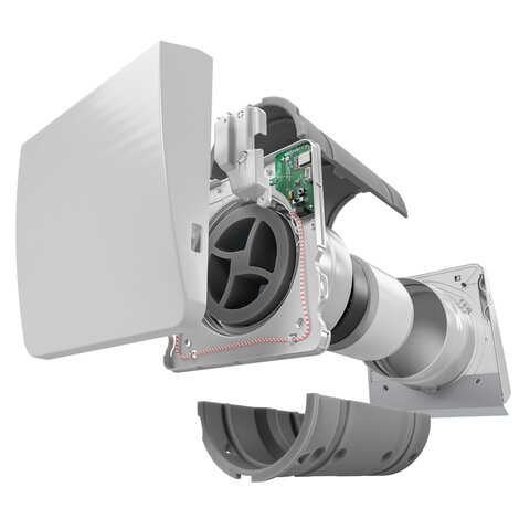 Leaf Basic - Unità di ventilazione decentralizzata con recupero di calore dotata di modulo Wi-Fi