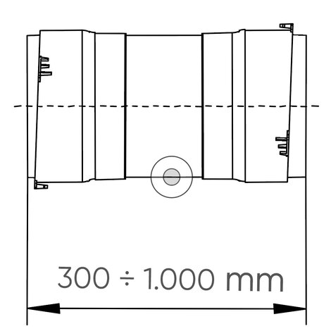 Leaf Basic Modulo 1 - Corpo prolunga in PP