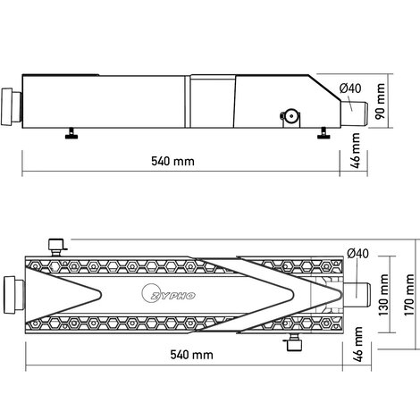 Zypho iZi 30 Recuperatore orizzontale standard