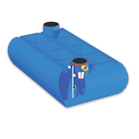 RIUSA PLUS FLAT,  impianto automatico per uso irriguo e domestico (WC e lavatrice)