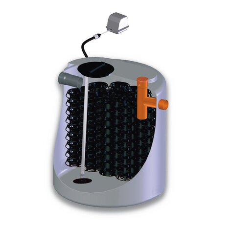 Filtro percolatore aerato con soffiante