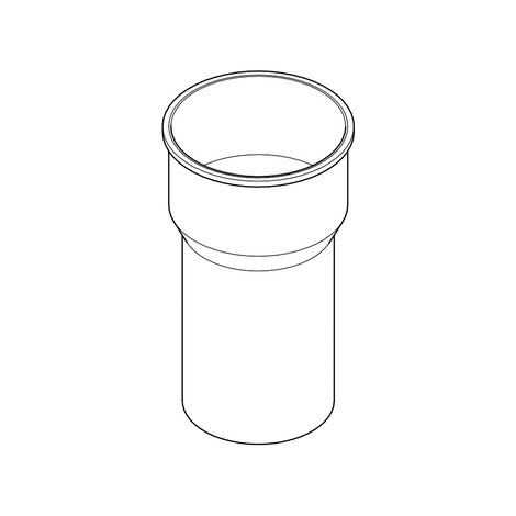 Cast iron pipe adaptors (without sealing rings)