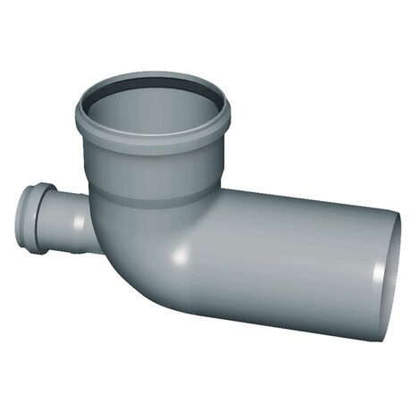 WC bend with frontal inlet