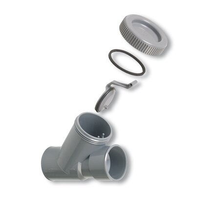 Valvola Antiriflusso idrosanitaria 45° PVC M/F incollaggio