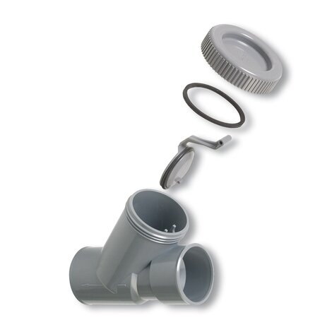 Valvola Antiriflusso idrosanitaria 45° PVC M/F incollaggio