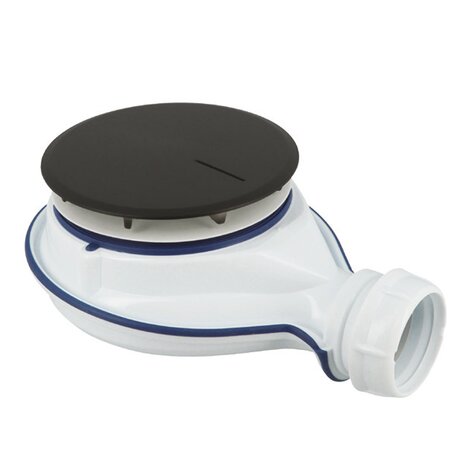 BLACK MATT - MAGNETECH piletta per piatti doccia con sifonatura magnetica