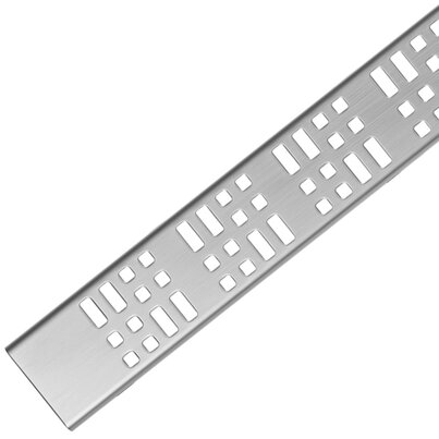 ELEGANCE griglie inox per canale doccia a pavimento 50